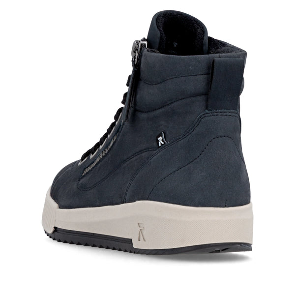 Rieker Sport | W0164-14 Leather Casual Ankle Boot | Dark Blue