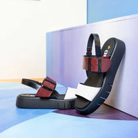 Art | Malaga Sandal 1857 | Bordeaux/Cream