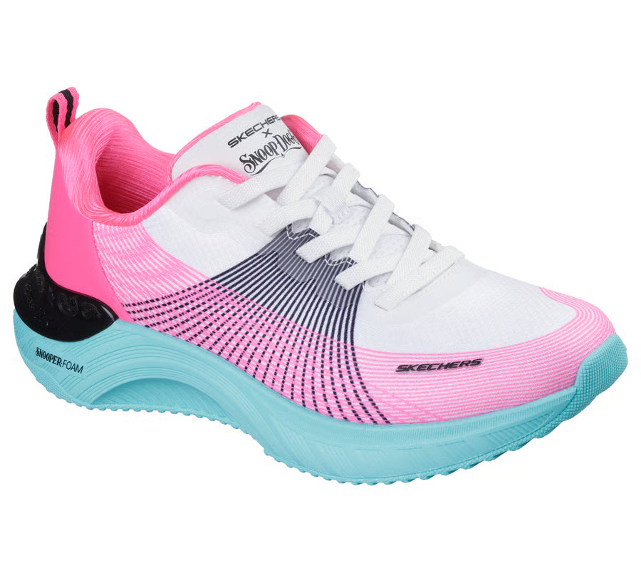 Skechers | Snoop Dogg: Snoop Ace - Cyber Walker | 186025 | White/Light Blue