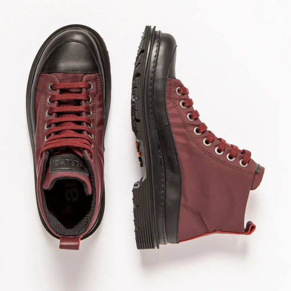 ART | 1895 Birmingham Nylon High Top Trainer | Bordeaux