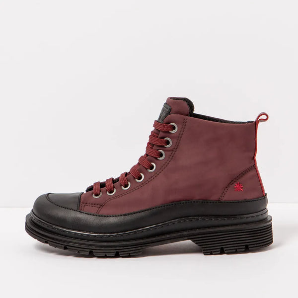 ART | 1895 Birmingham Nylon High Top Trainer | Bordeaux