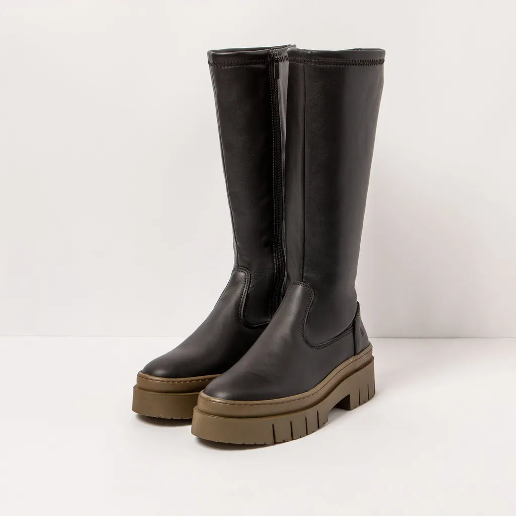 ART | 1956 Retro Long Boot | Nappa | Black/Bronze