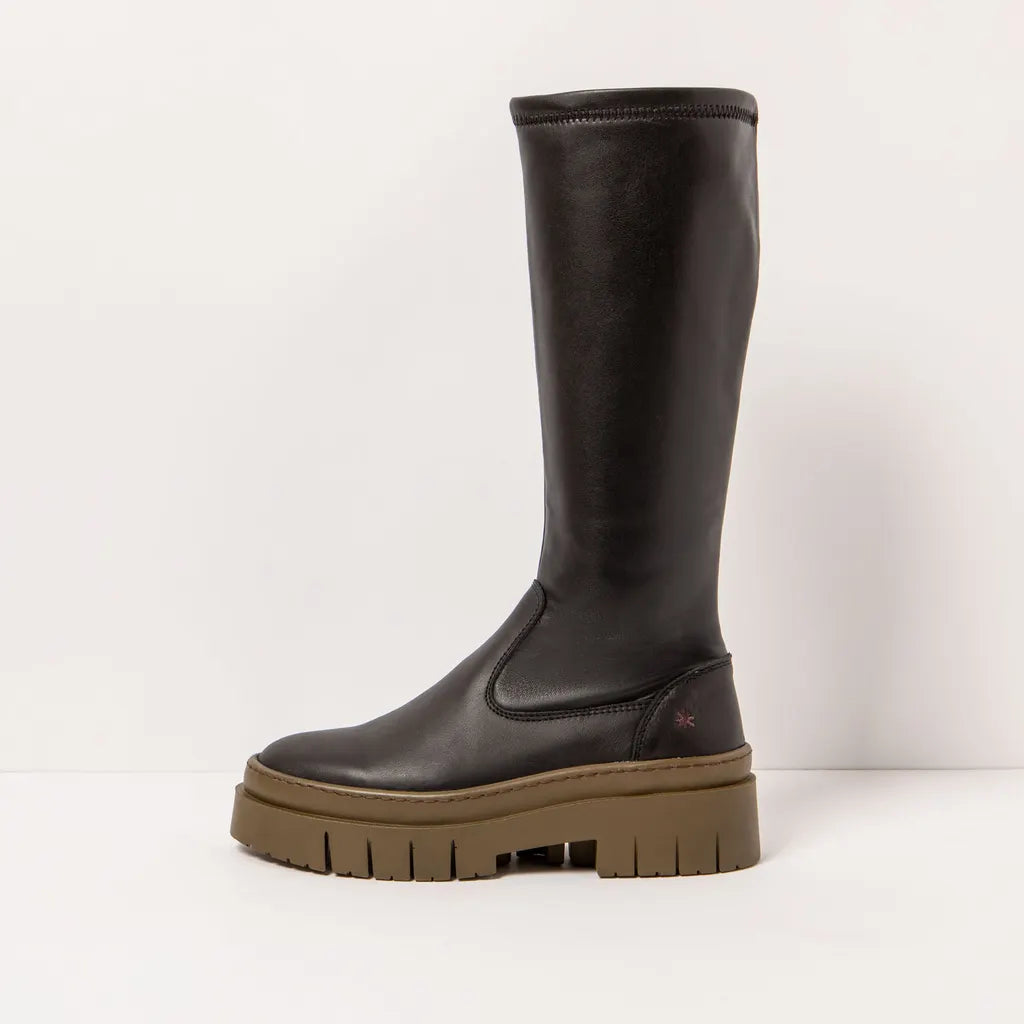 ART | 1956 Retro Long Boot | Nappa | Black/Bronze