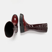 ART | 1956 Amberes Long Boot | Shiny Burdeos (Burgundy)