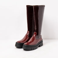ART | 1956 Amberes Long Boot | Shiny Burdeos (Burgundy)
