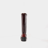 ART | 1956 Amberes Long Boot | Shiny Burdeos (Burgundy)