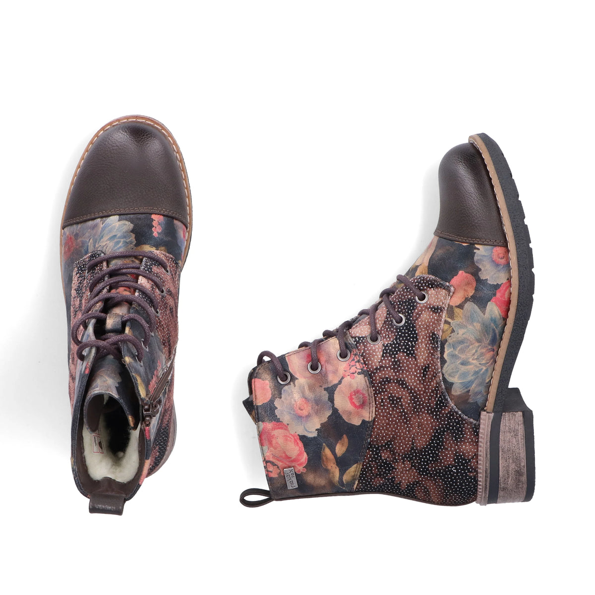 Rieker |94611-91 | Ankle Boot | Black Floral