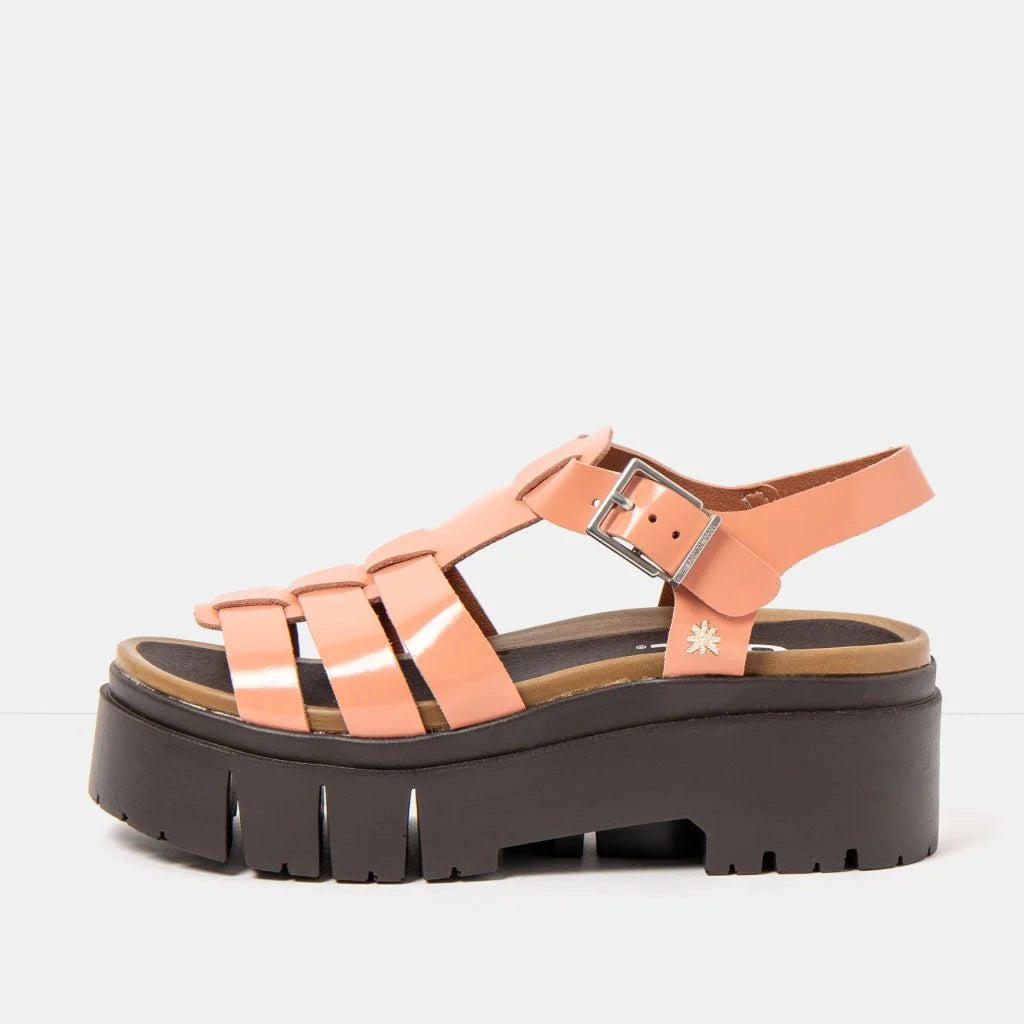 ART | Leeds 2042 Gladiator Sandal | Shiny Flamingo