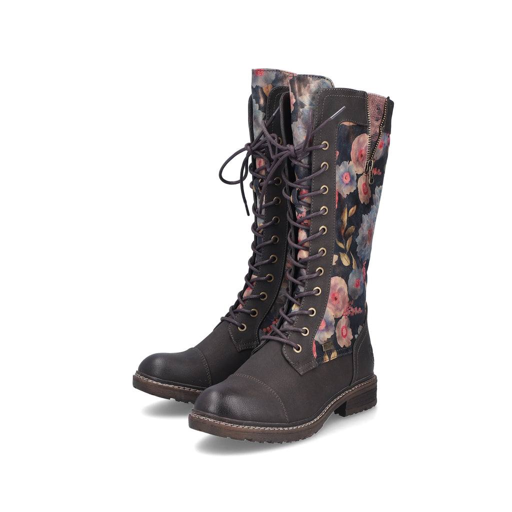 Rieker | 94731-91 Long Floral Boot | Multi