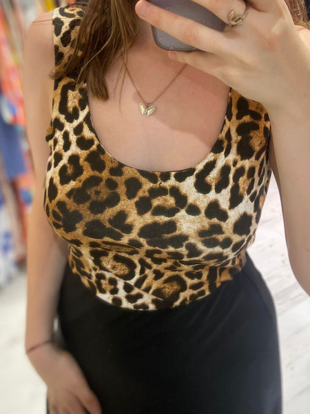 Leopard Print Vest