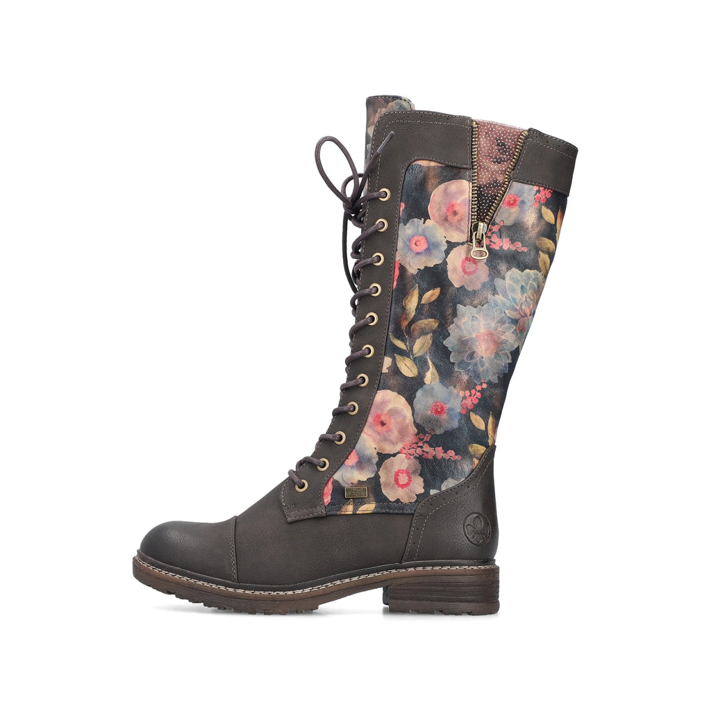 Rieker | 94731-91 Long Floral Boot | Multi