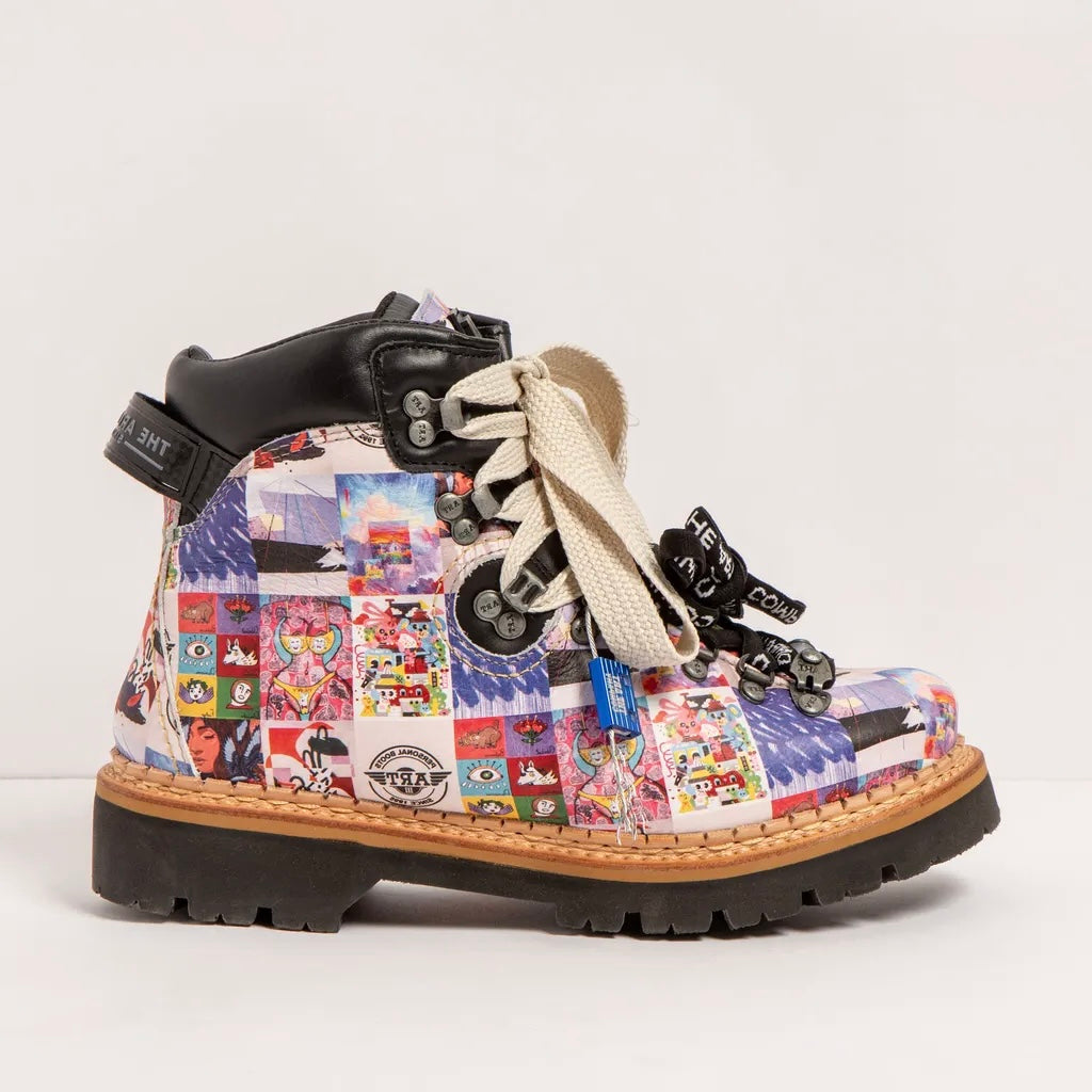 ART | Leeds 1769 Special Edition Anniversary Lace Up Boot | Multi