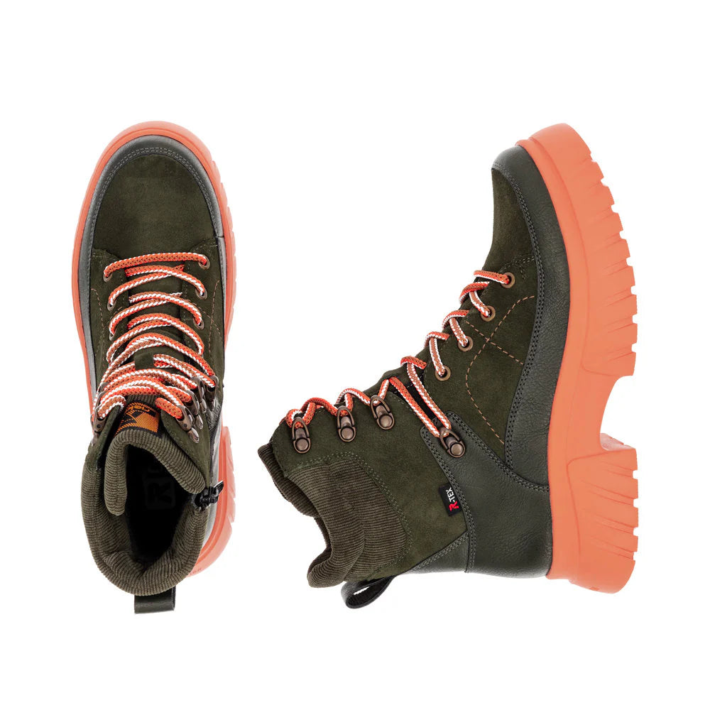 Rieker boots khaki deals