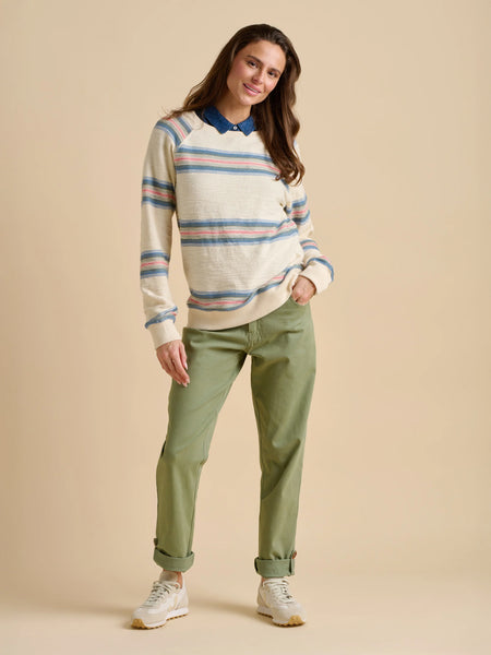 Harbour Stripe Crew Neck Sweat