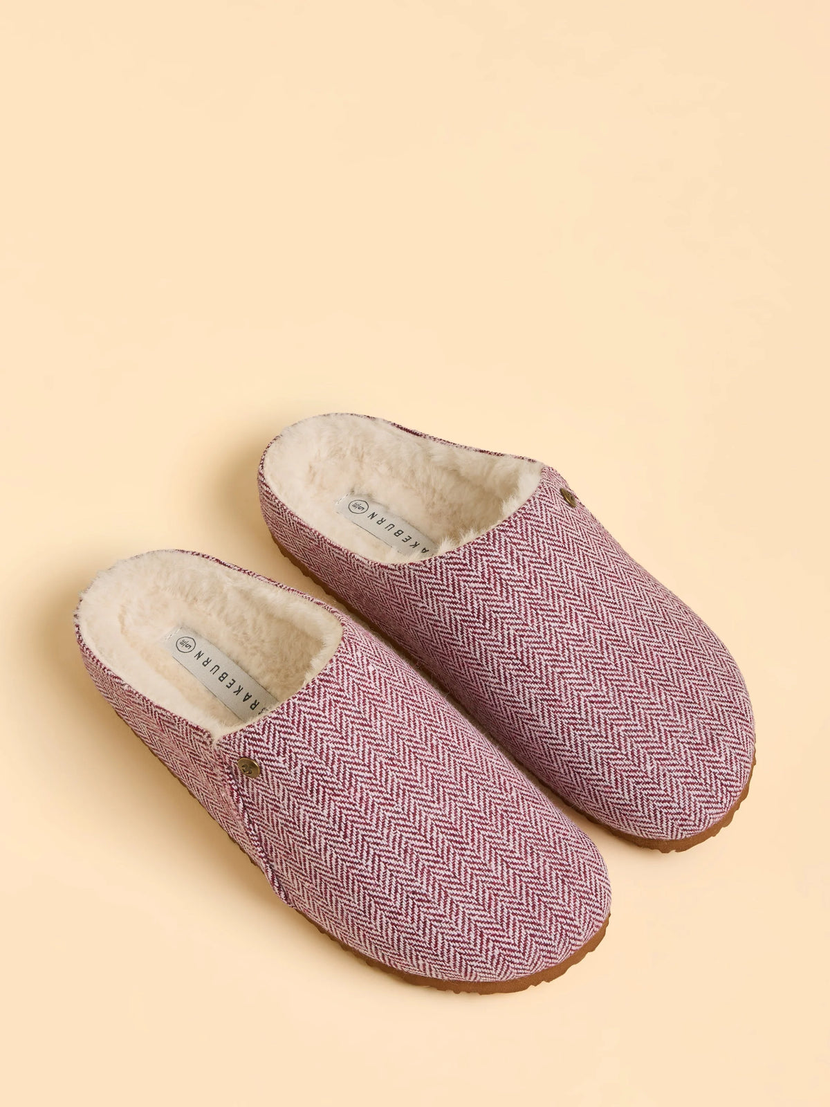 Twilight Herringbone Slipper | Burgundy