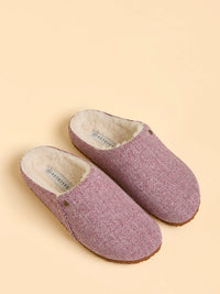 Twilight Herringbone Slipper | Burgundy