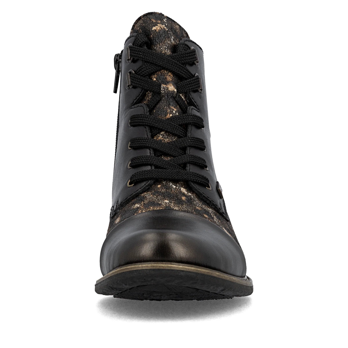Rieker | 74842-00 | Leather Ankle Boot | Black