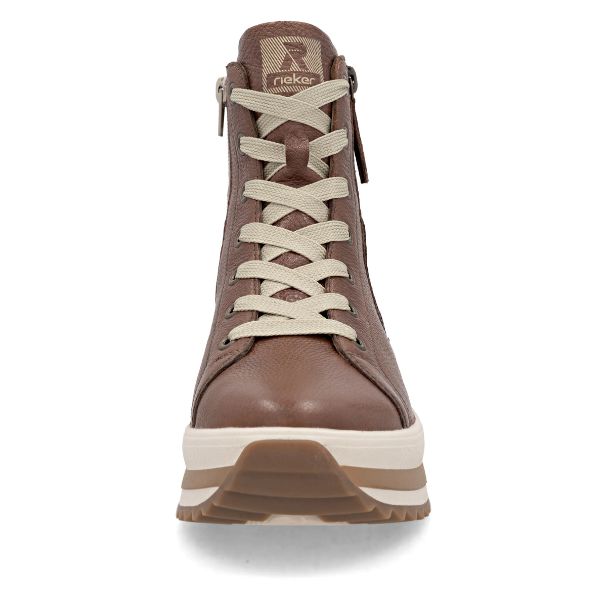 Rieker | W3870-24 | Leather Ankle Boot | Brown