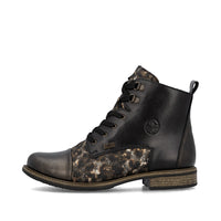 Rieker | 74842-00 | Leather Ankle Boot | Black