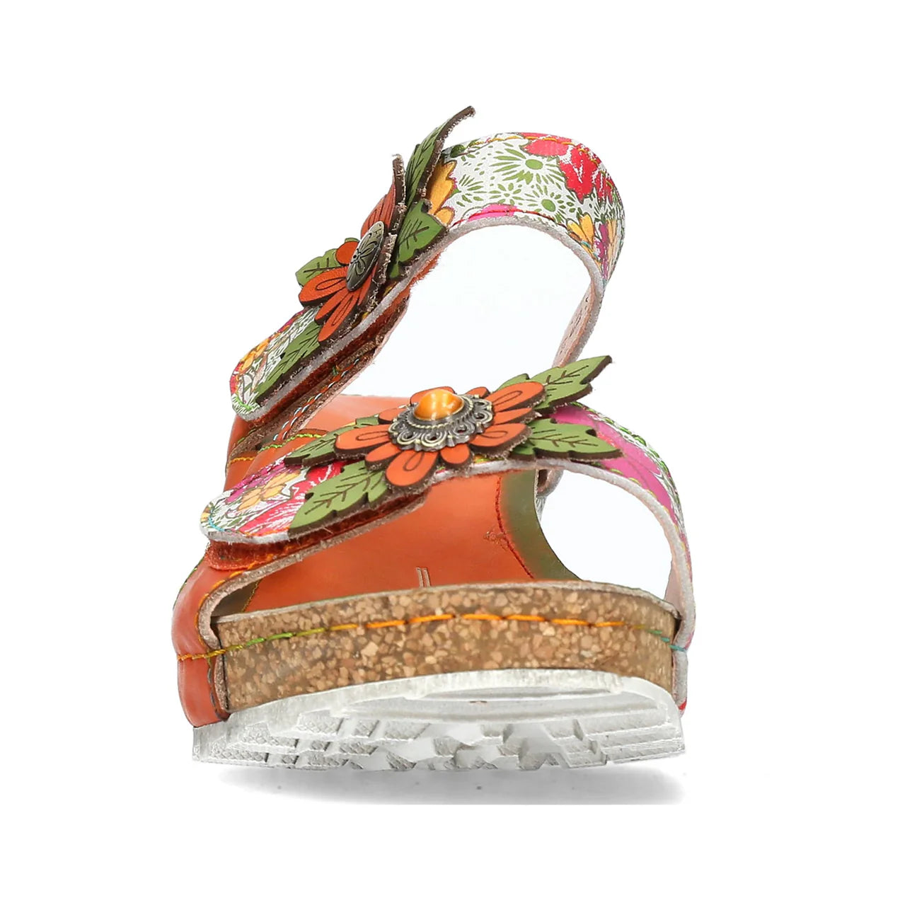 Laura Vita | Jacpono 43 Slip On Wedge Sandal | Apricot