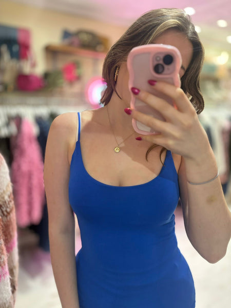 Basic Strappy Camisole | Electric Blue