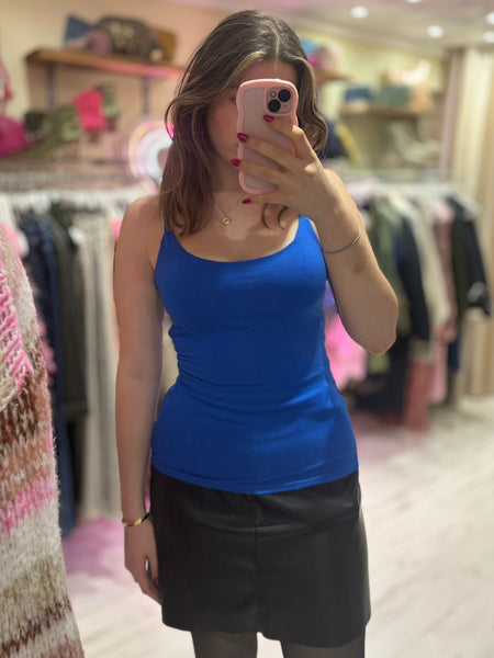 Basic Strappy Camisole | Electric Blue