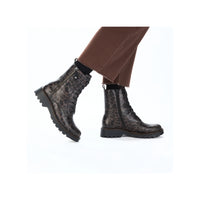 Rieker | 73210-42 | Leopard Ankle Boot | Grey Multi