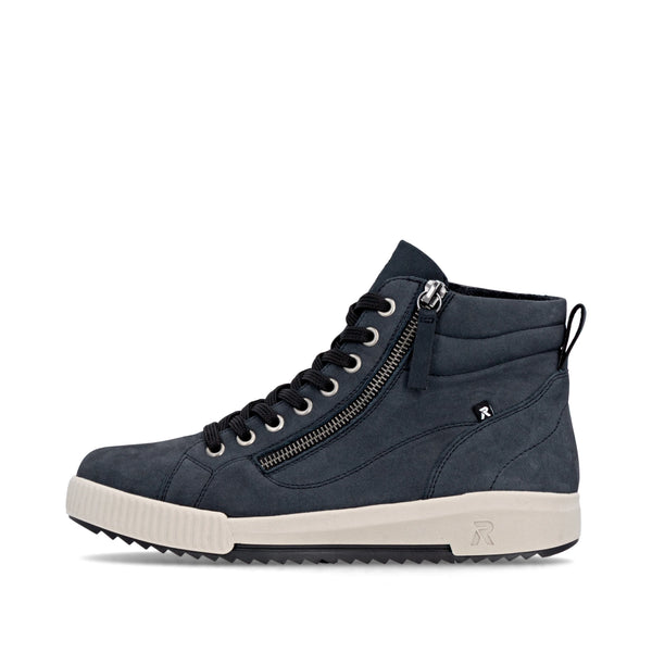 Rieker Sport | W0164-14 Leather Casual Ankle Boot | Dark Blue