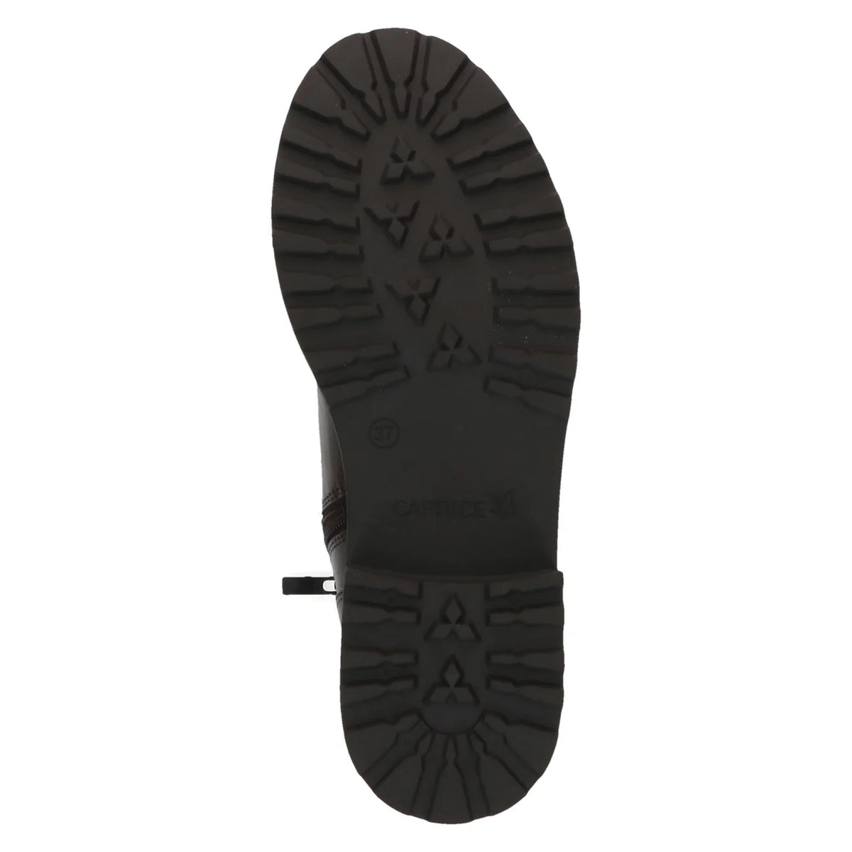 Caprice | 25420 Rugged styled Leather Short boot | Dark Brown