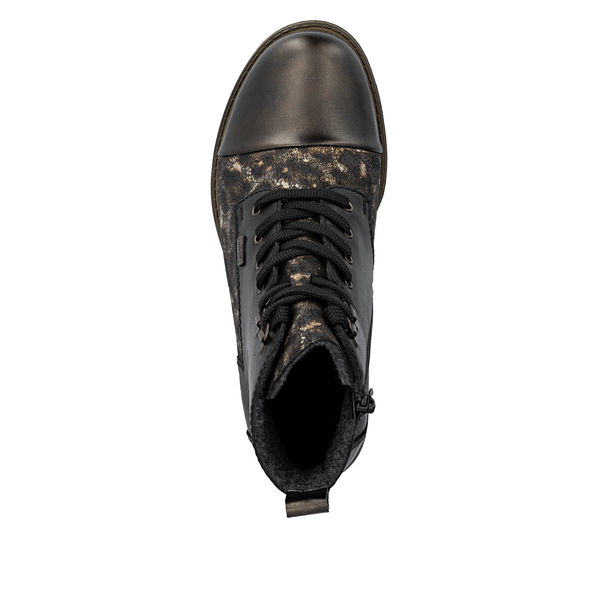 Rieker | 74842-00 | Leather Ankle Boot | Black