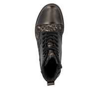 Rieker | 74842-00 | Leather Ankle Boot | Black