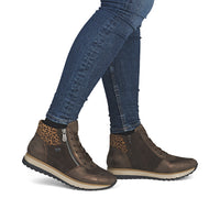 Rieker | 49040-24 Zip Trainer Boot | Brown