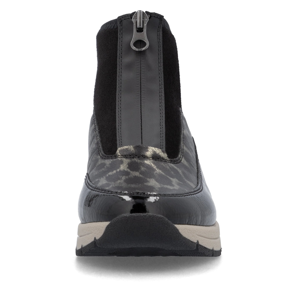 Rieker | N9362-00 Zip Front Trainer Boot | Black Multi