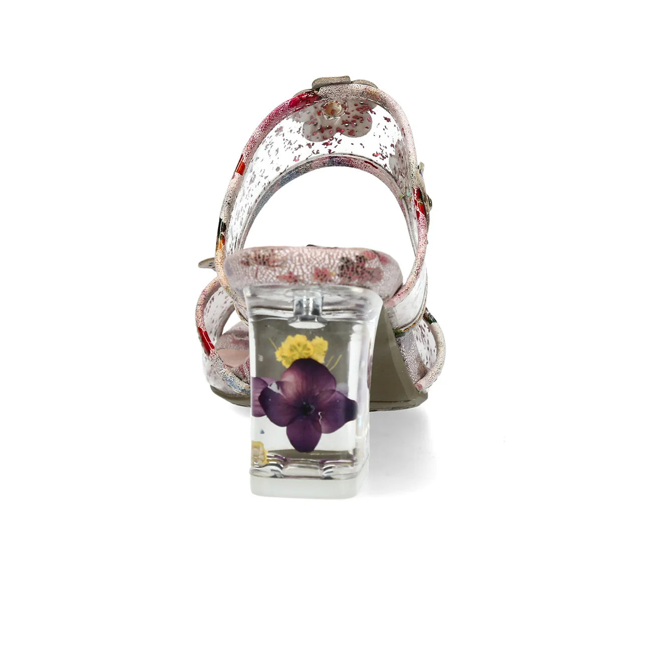 Laura Vita | Lucieo 22 Heeled Mule | Mauve Multi