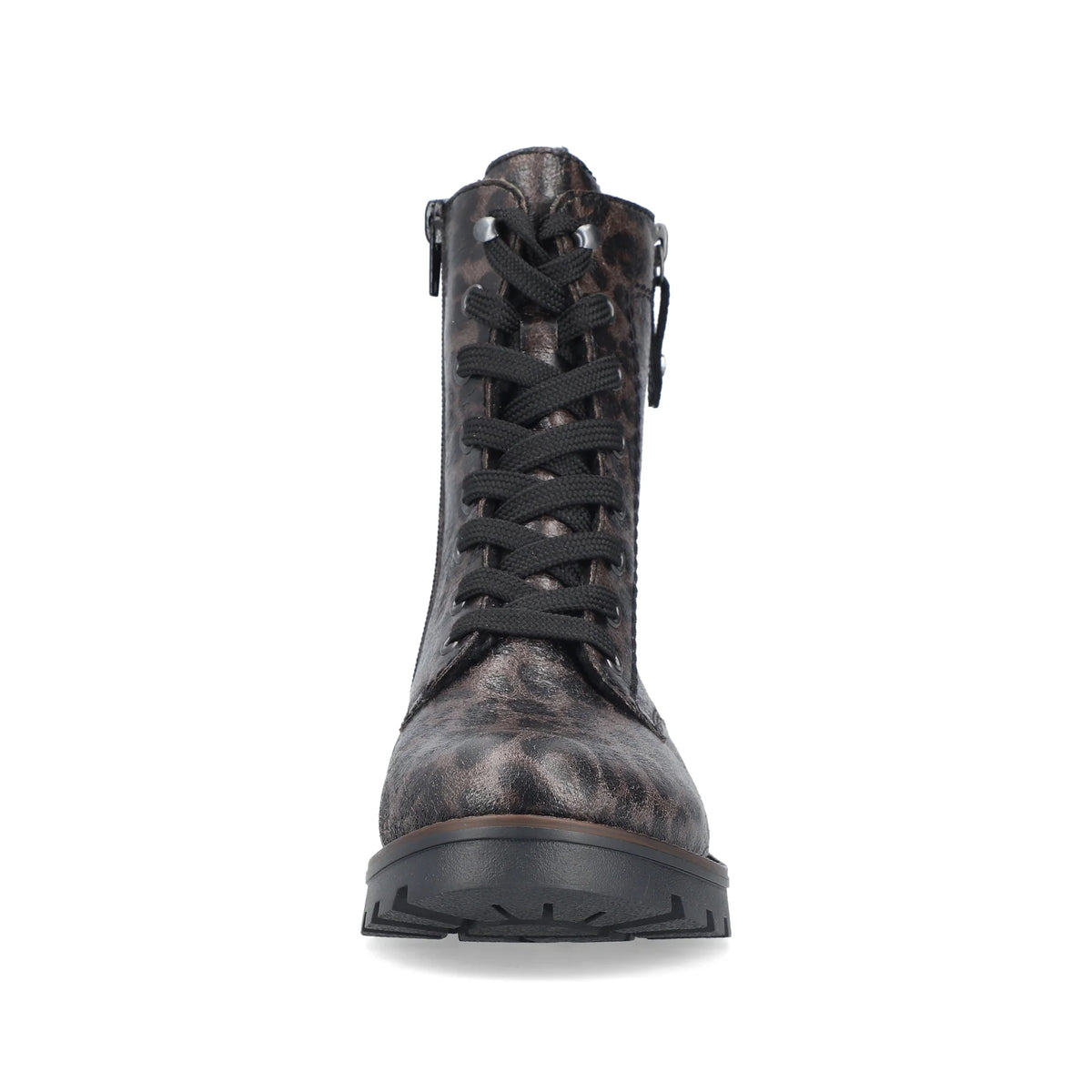 Rieker | 73210-42 | Leopard Ankle Boot | Grey Multi