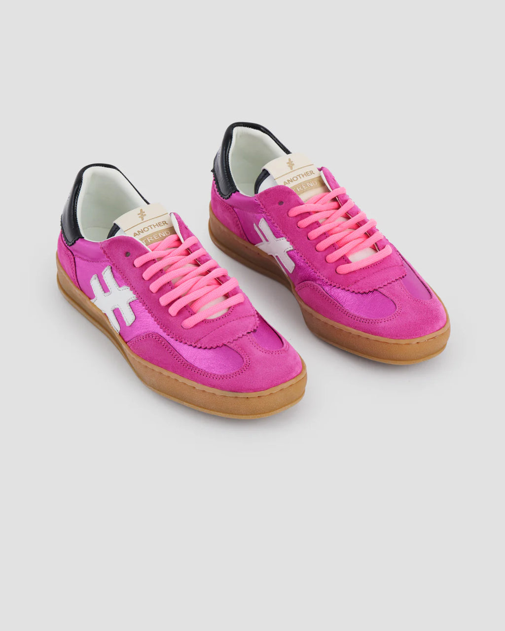 Another Trend | Iconic II | Leather Trainer | Fuchsia