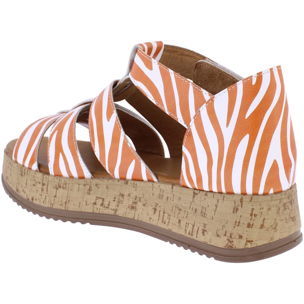 Adesso | Morgana Zebra Sandal | Apricot