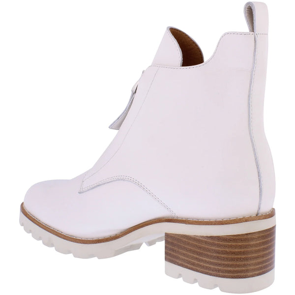 Adesso | Dayo Zip Front Ankle Boot | Winter White
