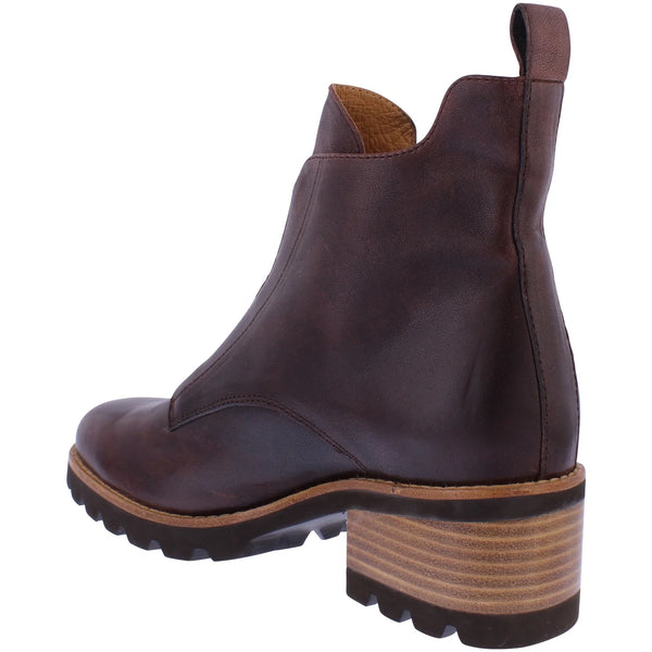 Adesso | Dayo Zip Front Ankle Boot | Conker