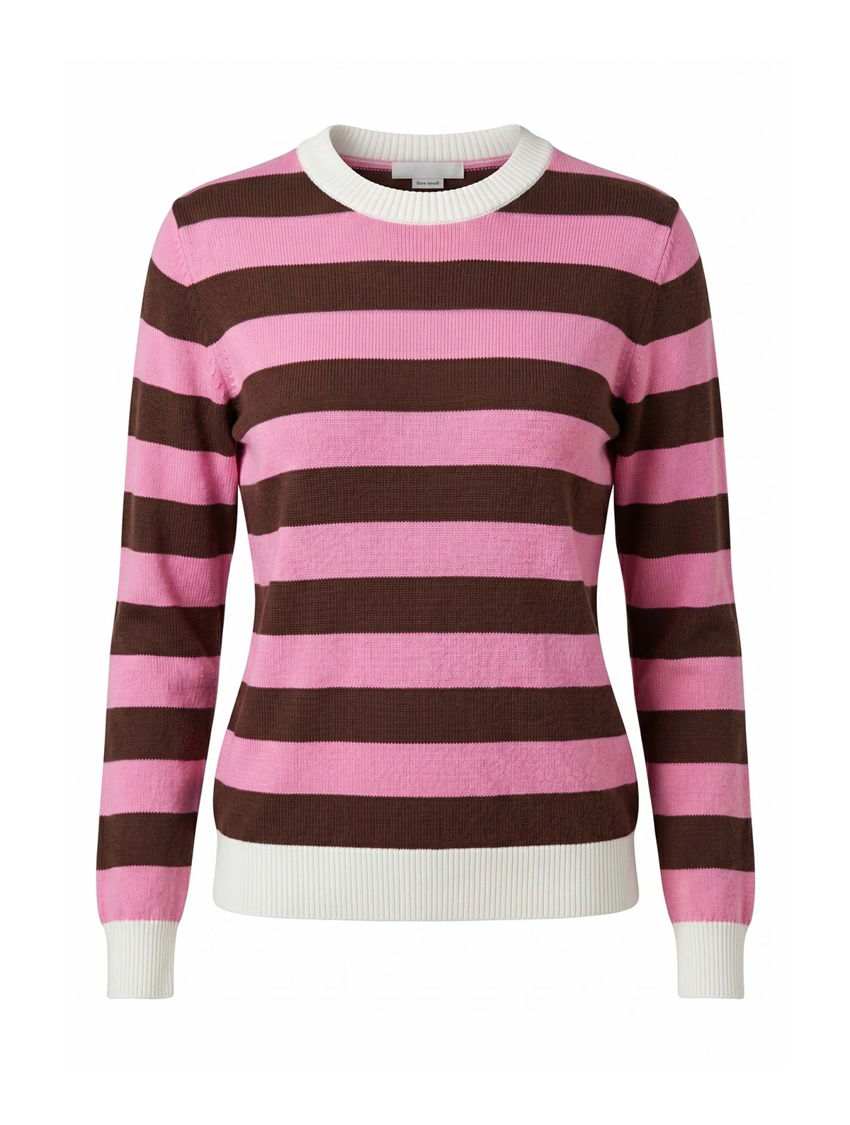 Alice Collins | Etta Pullover | Winter White/Chocolate Chip