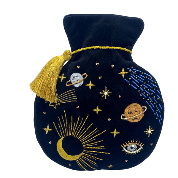 After Dark Black Celestial Hot Water Bottle