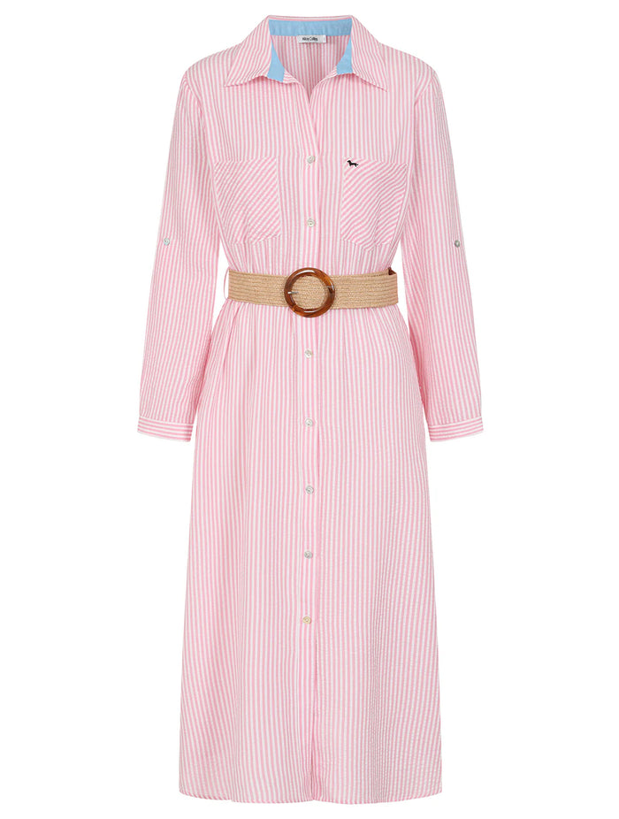 Amara Shirt Dress With Belt | Candyfloss/Wild Oat