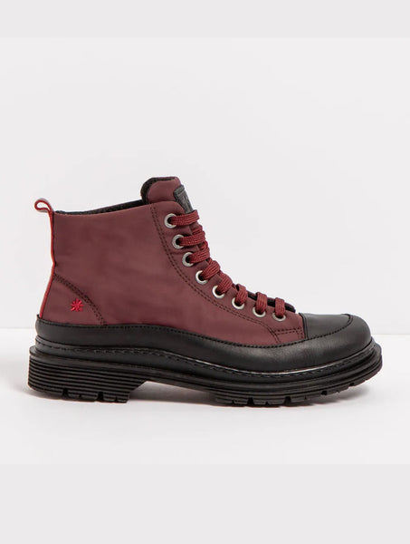 ART | 1895 Birmingham Nylon High Top Trainer | Bordeaux