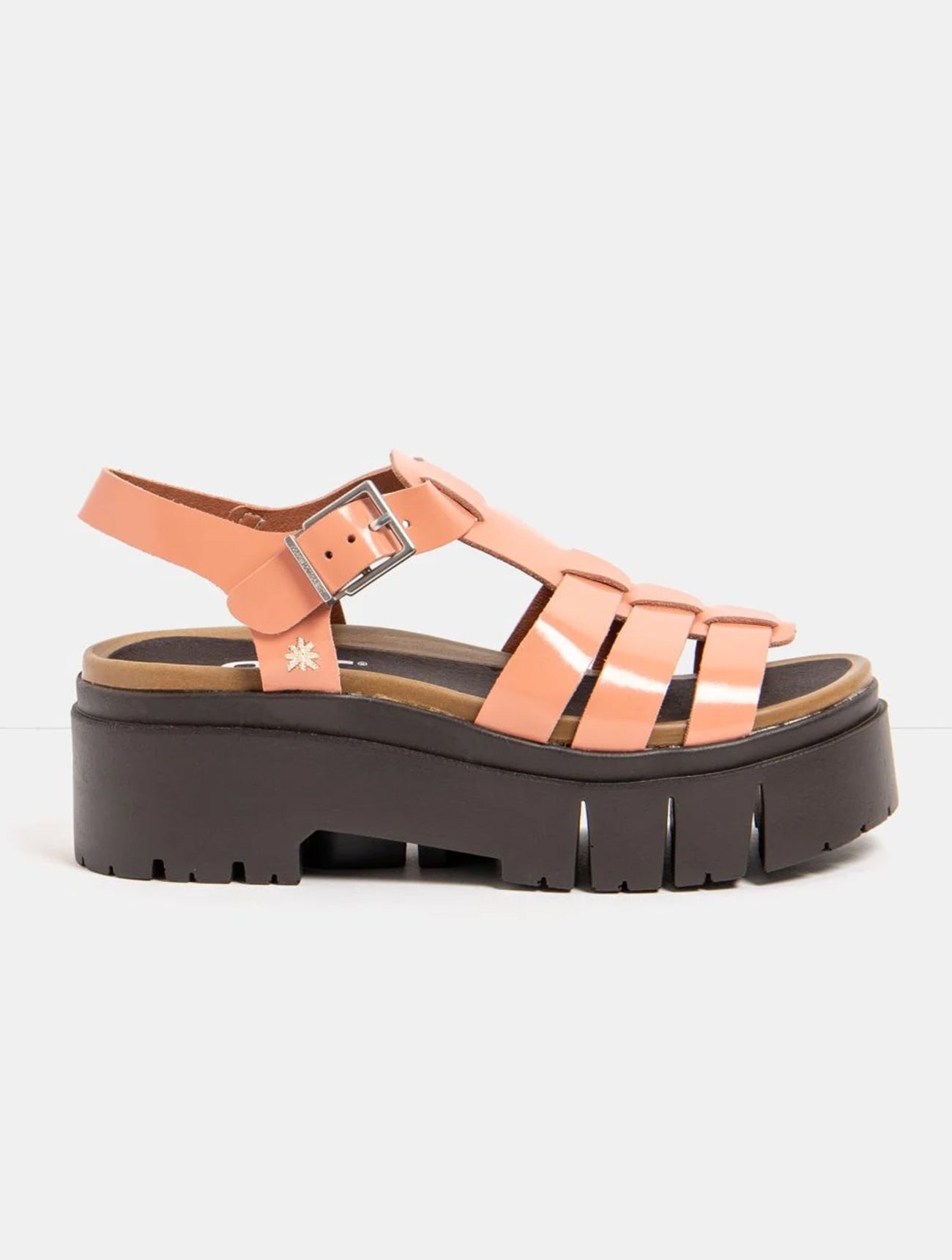 ART | Leeds 2042 Gladiator Sandal | Shiny Flamingo
