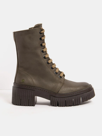 ART | York 1374 Chunky Lace Up Boot | Roma Khaki