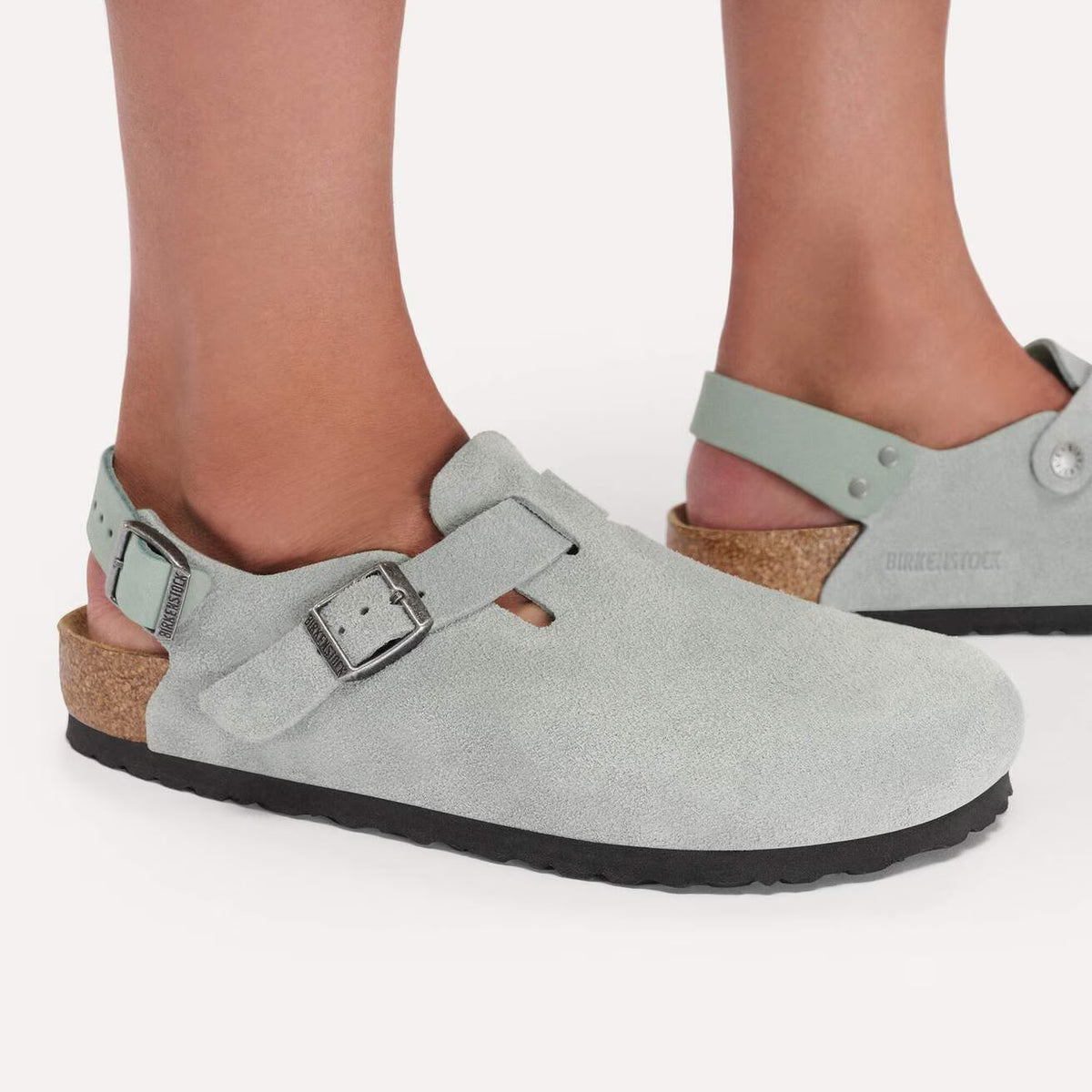 Birkenstock | Tokio Suede Clog | Pure Sage