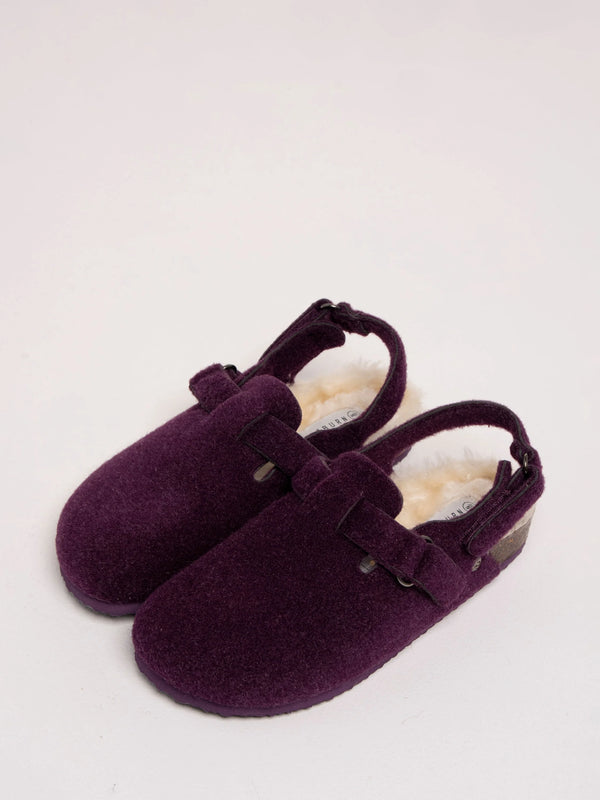 Arctic Plush Slipper | Deep Purple