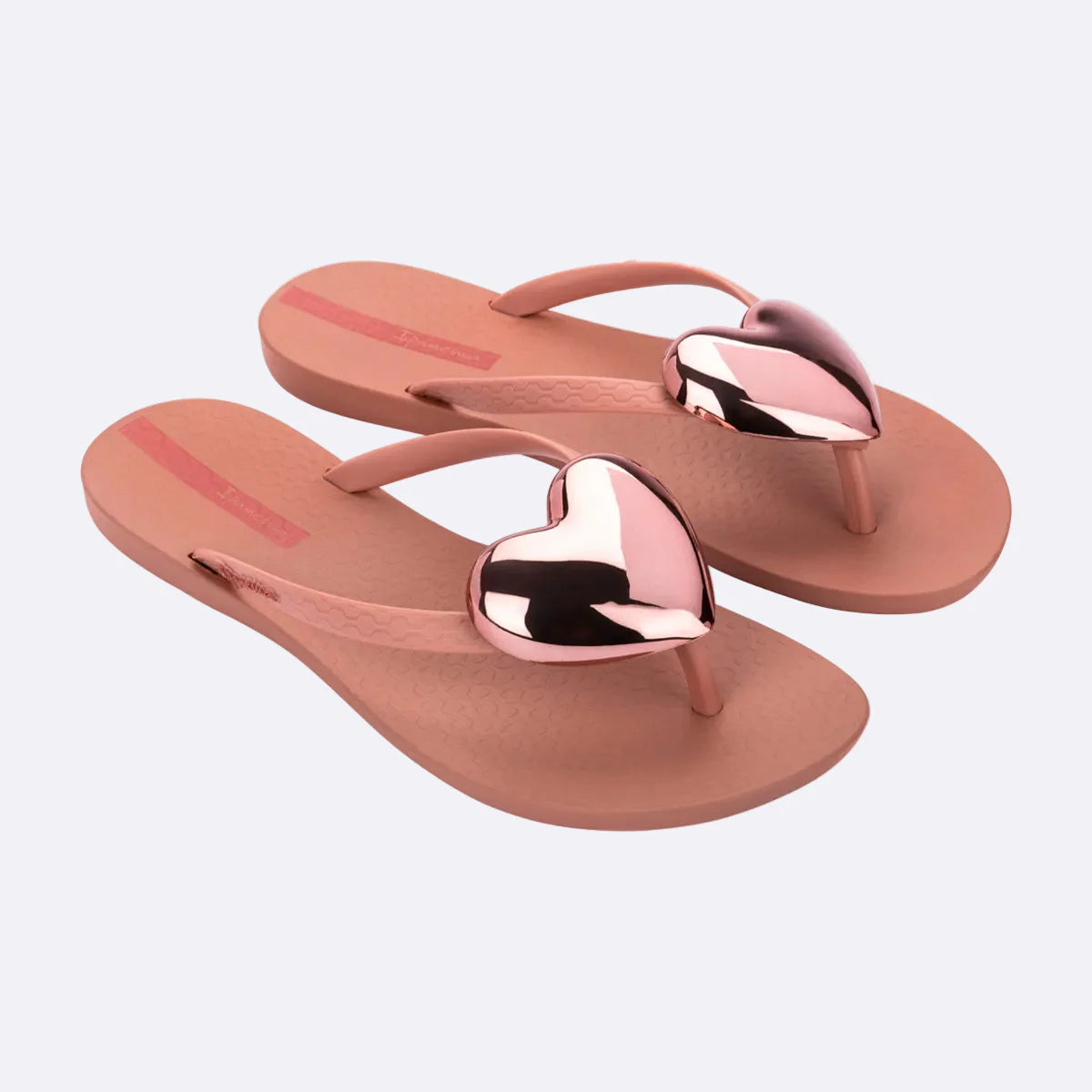 Maxi Heart Fashion Flip Flop | Light Pink/Rose