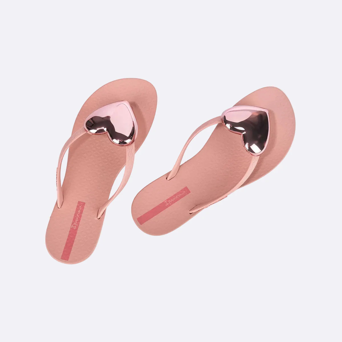 Maxi Heart Fashion Flip Flop | Light Pink/Rose