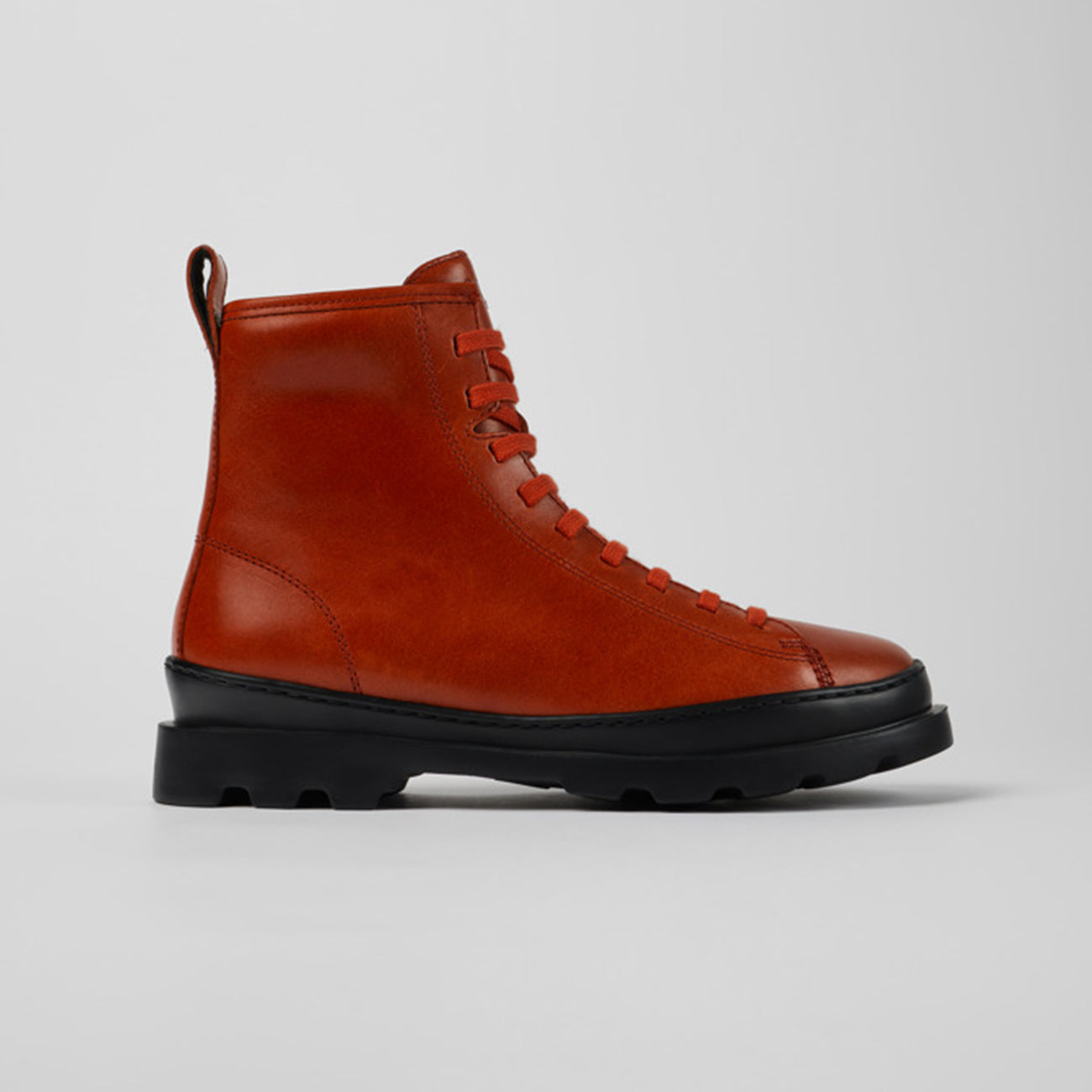 Camper | Brutus Lace Up Ankle Boot | Red